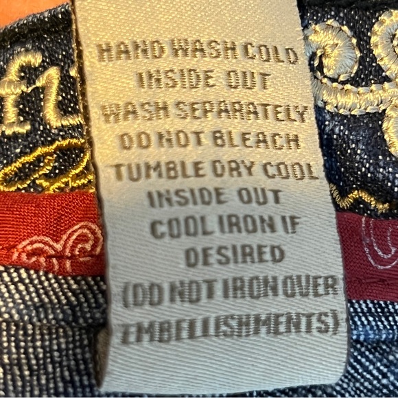 Refuge Premium Size 11 Dark Blue Wash Jeans Lo Rise w/5 Pockets & Belt Loops - Picture 15 of 15